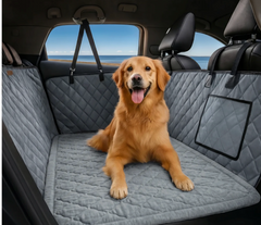 Cooling Dog Car Seat Cover for Back Seat, Waterproof Pet Car Seat Protector with Side Flaps, Non-Slip Dog Car Mat Hammock for SUV Truck Sedan, Durable Scratch Resistant Travel Bed for Dogs
